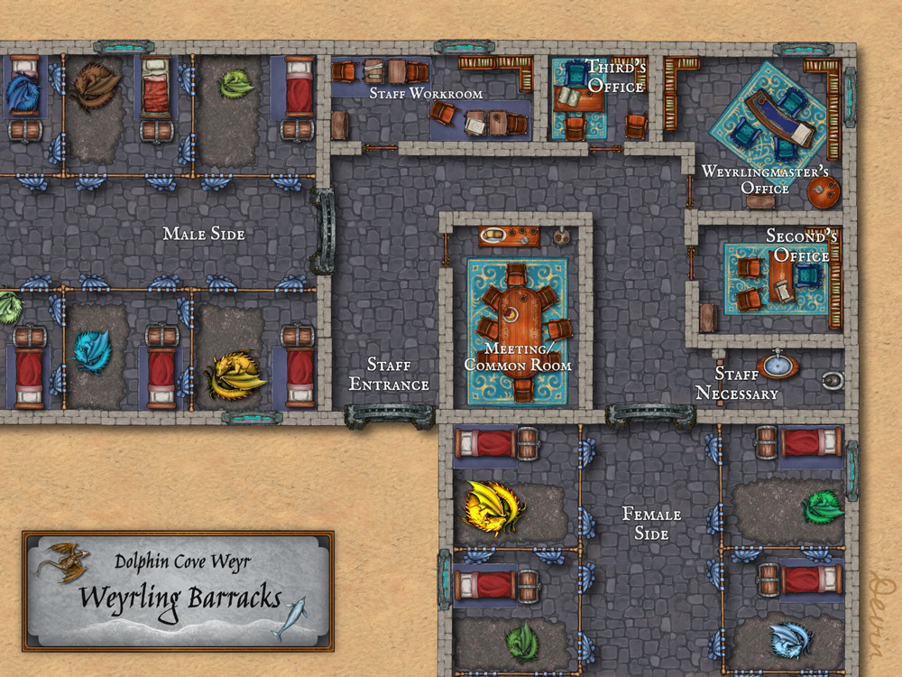 DCW Weyrling Barracks